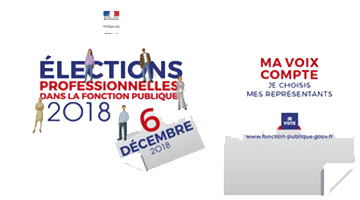 Elections professionnelles dans la fonction publique 2018