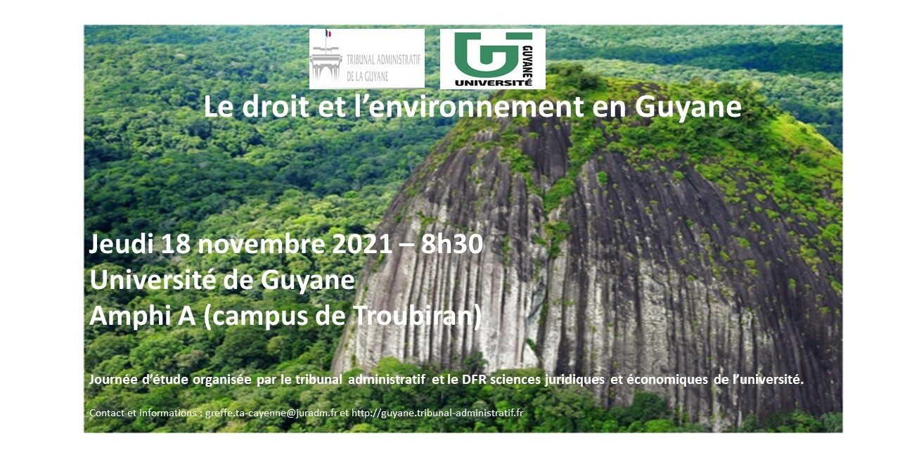 Une journée d’étude sur le droit et l’environnement