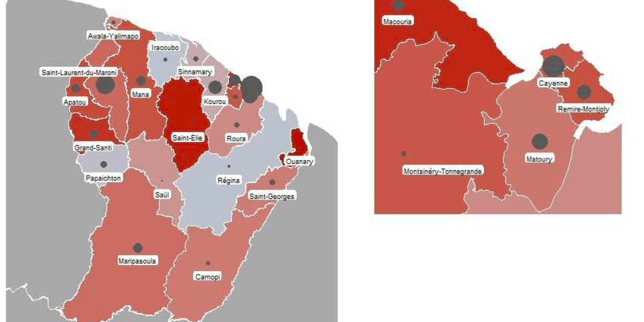 La Guyane a gagné 37.600 habitants en 6 ans