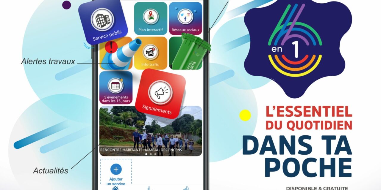 La CACL lance 6-en-1, la première application mobile des communes de l’Agglo