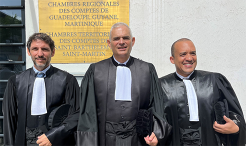 CRTC Antilles-Guyane :  arrivée de trois nouveaux magistrats