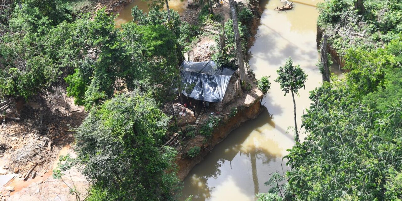 143 sites d’orpaillage illégal recensés dans le Parc amazonien