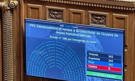 Le sénat approuve la restitution des dépouilles Kali’na