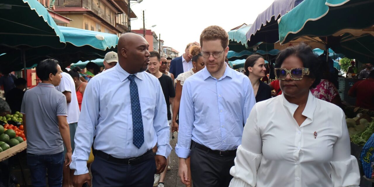 À Cayenne, David Amiel découvre les défis du centre-ville 