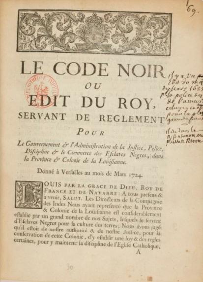 Fin du code noir, une avancée juridique et symbolique pour la Guyane